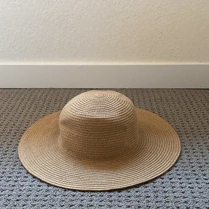 Brand New Jcrew Straw Sun Hat (With Tags!)